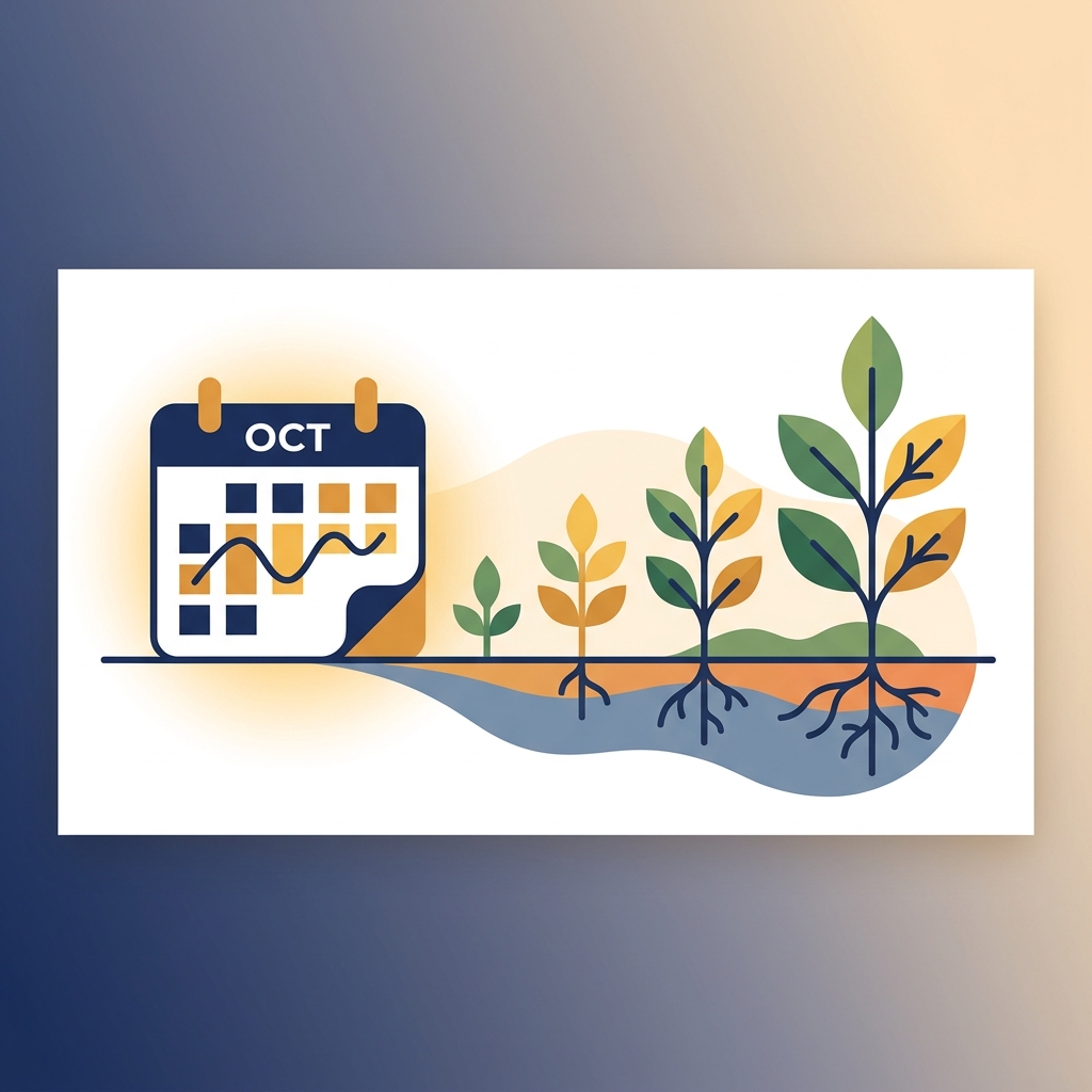 Illustration showing a growing plant over time, representing hair loss treatment adherence benefits and consistent progress. Illustration showing a growing plant over time, representing hair loss treatment adherence benefits and consistent progress.