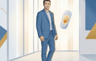 Confident man representing the clarity of choosing a hair loss treatment approved by real doctors