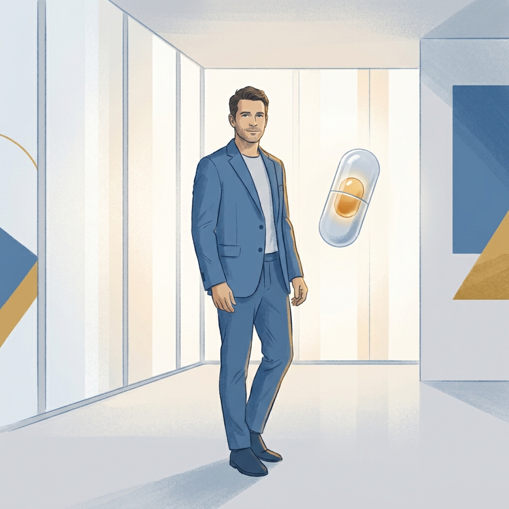 Confident man representing the clarity of choosing a hair loss treatment approved by real doctors Confident man representing the clarity of choosing a hair loss treatment approved by real doctors