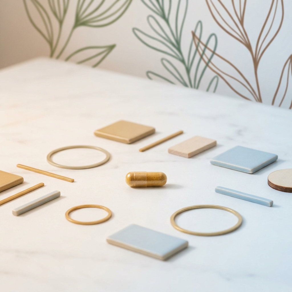 Single daily capsule representing a one pill hair loss treatment on a clean modern surface Single daily capsule representing a one pill hair loss treatment on a clean modern surface